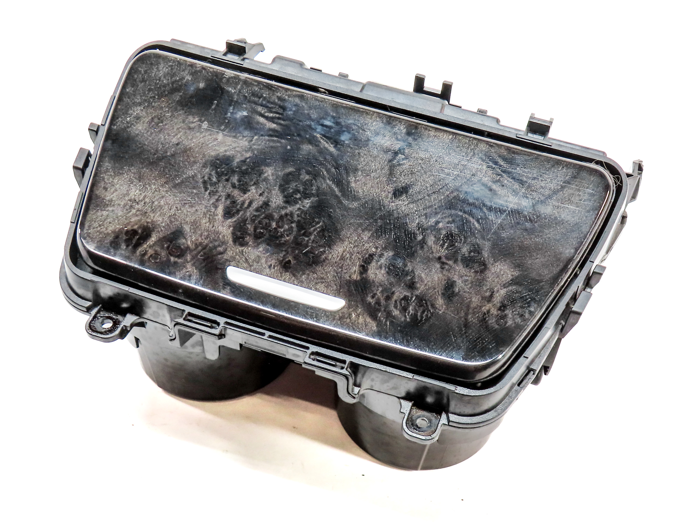 2014 BMW 640XI GRAN COUPE (F06) FRONT CENTER CONSOLE DUAL CUPHOLDER (Poplar) — exact item pictured